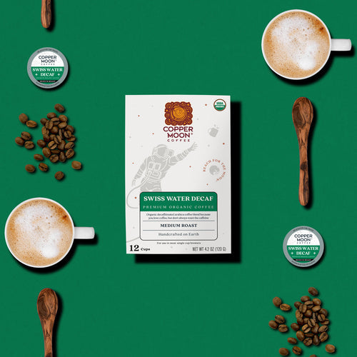 Press Hit: Copper Moon Coffee Unveils Organic Swiss Water Decaf® Single Serve Pods